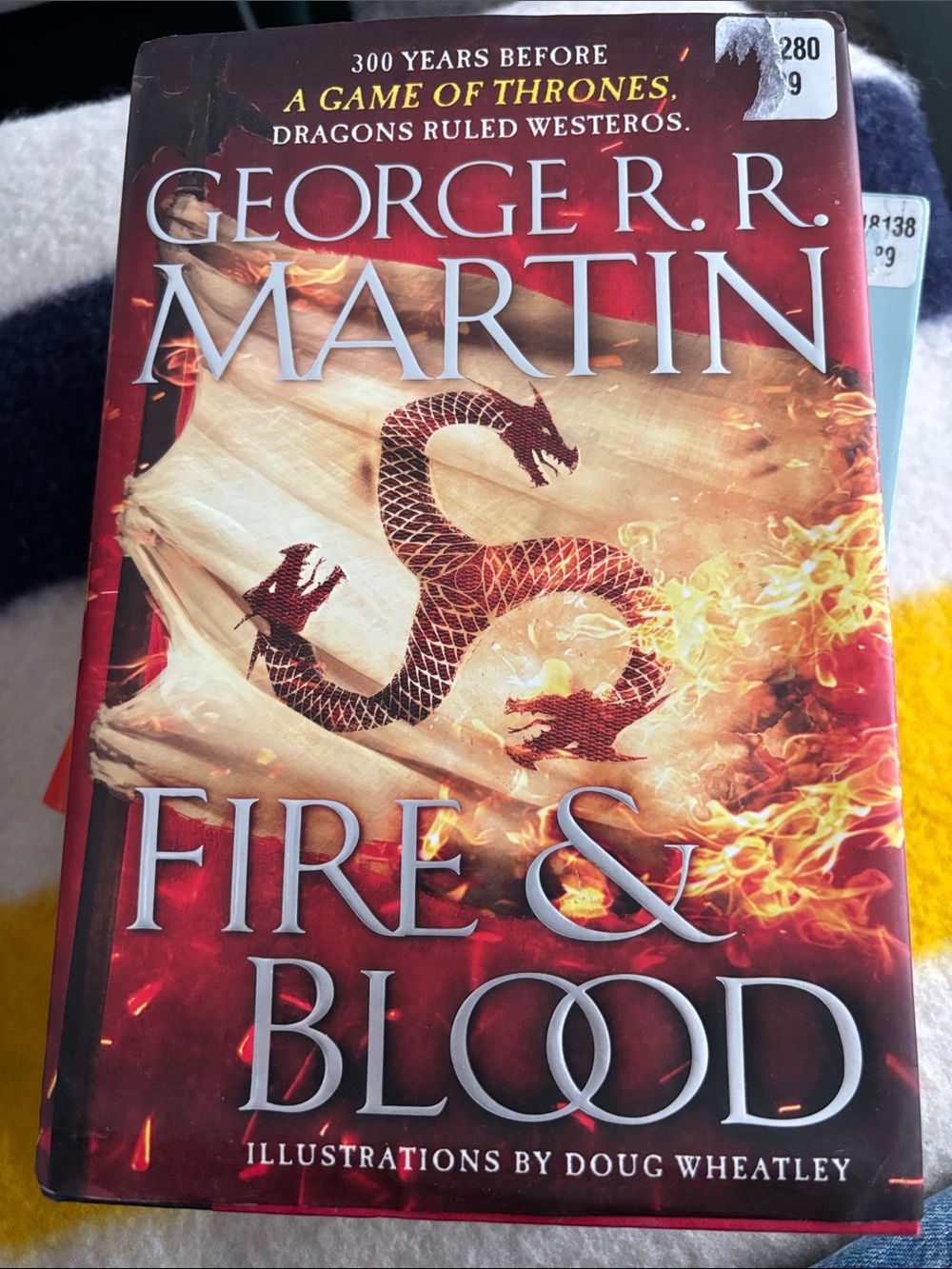 Fire & Blood – George R. R. Martin (Hardcover) - Game of Thrones New